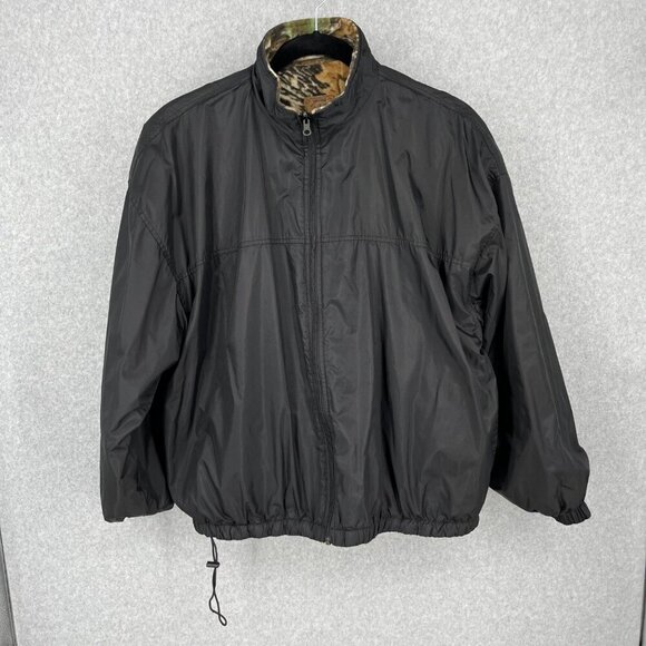 Duxbak Mens Reversible Jacket Size XL Camo Fleece Waterproof Insulated Hunting - Picture 2 of 16